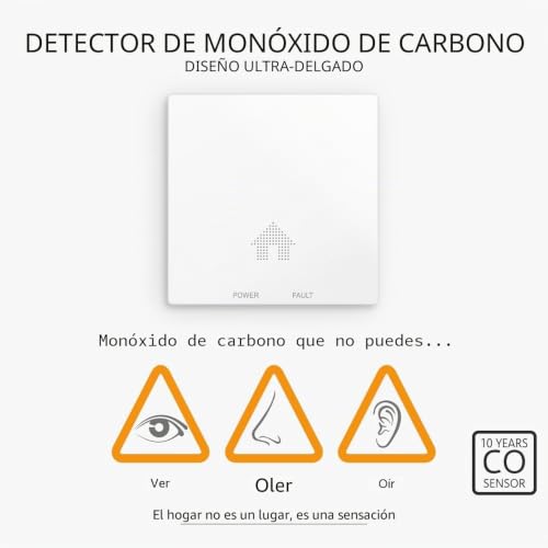 Detector de CO para proteger tu hogar durante 10 años con diseño ultraplano ELRO 3