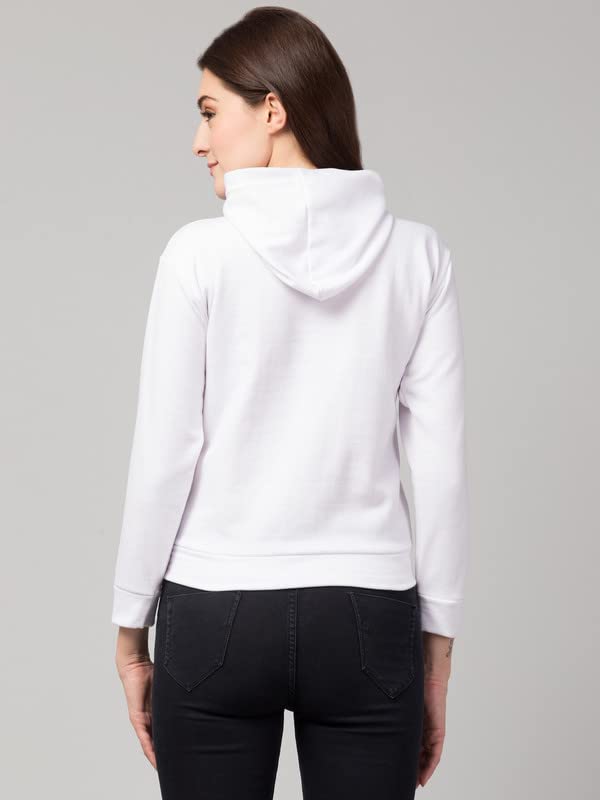 Image of Women's Fleece Plain Hoodie