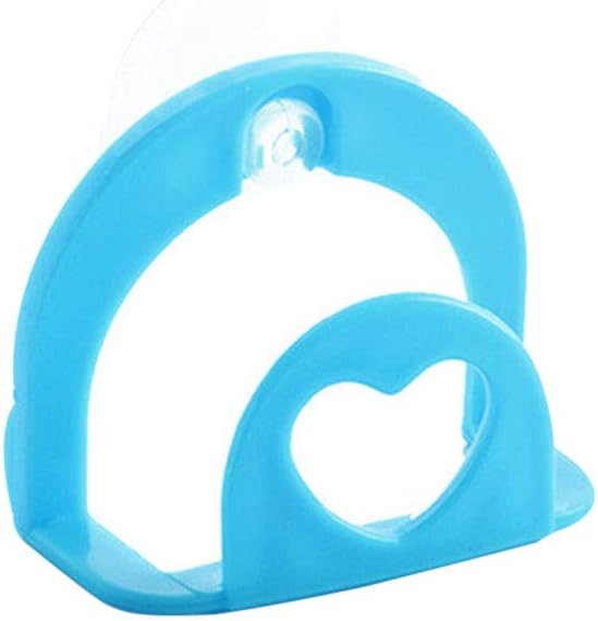 Guangcailun Drain Sponge Rack Kitchen Sink Suction Cup Shelf Bathroom Holder Washing Ball Scouring Pad Organizer, Blue