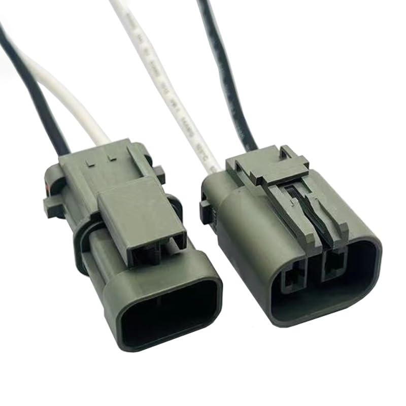 Interruptor de presión de 2 pines conector impermeable MG640188-4 y enchufe hembra 2