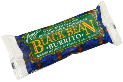 Amy's Organic Dairy-Free Black Bean and Vegetable Burrito Boxes, 6 Ounce