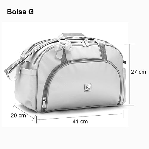 Kit Bolsas Maternidade Miellu - Pópeti - G, P E Trocador (Verde)