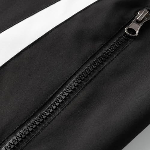 Men's Sports Jacket Lightweight Casual Spring Fall Windbreaker Zip Up Coat with Pocket 7