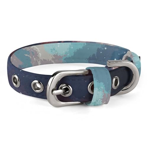 Collar ajustable para perro y gato color Space with Cluster