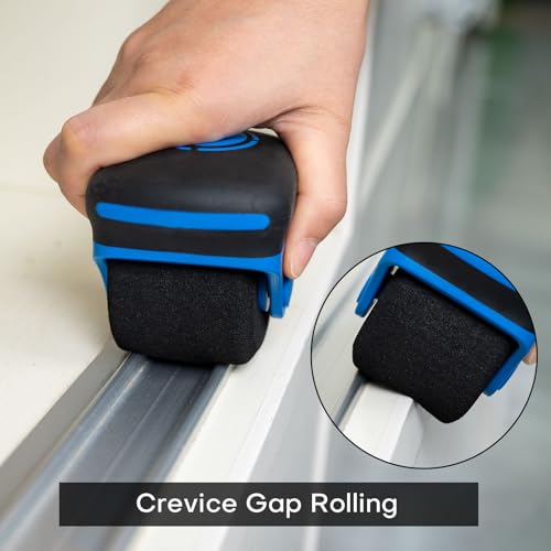 image for NEWISHTOOL Sponge Seam Roller Vinyl Applicator Tool, 2 Pack Soft Foam 