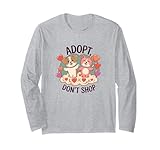 Photo Gallery rescue animals adopt don t shop maglia a manica Photo Gallery rescue animals adopt don t shop maglia a manica