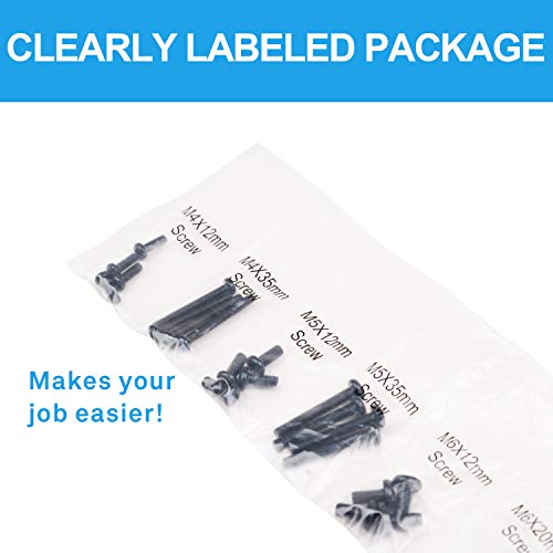 Rentliv Universal Tv Mounting Hardware Kit Fits All Tvs Up To 80 Inch, Includes M4, M5, M6, M8 Screws, Spacers And Washers - Works With Any Tv Mount And Monitor Mount #TOP5