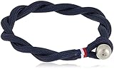 Tommy Hilfiger Men's Jewelry Nylon Bracelet, Color: Red and Blue (Model: 2790050)