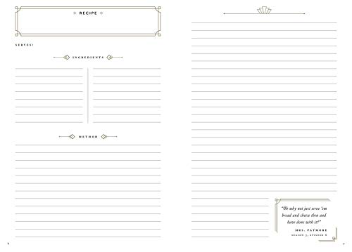 The Official Downton Abbey Mrs. Patmore's Recipe Journal