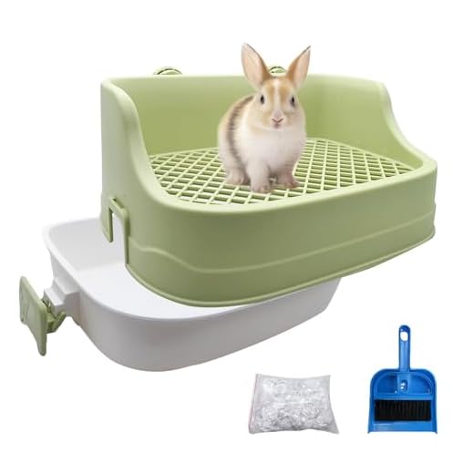 Tfwadmx Rabbit Litter Box Bunny Potty Training Litter Boxes Corner Toilet