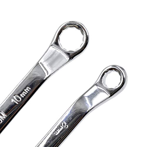 Yoohey Offset Box End Wrench Chrome Vanadium Steel Double Ring Wrench Torx Box Wrench (8 X 10Mm) #TOP2