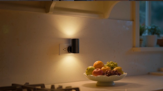 Image of L LOHAS LED Night Light, Dimmable Plug in Night Light with 5 Color Temperatures, 330 Rotating, Dusk to Dawn Sensor, LED Nightlight for Kids, Adults, Hallway, Bedroom, Bathroom, 4 Pack