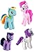 My Little Pony Mon Petit Jouet Mou de Poney - 4 conceptions Assorties Disponibles - 1 Sera Choisi au Hasard - Jouets de Filles