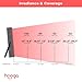 Hooga Red Light Therapy Panel Device – 660nm Red & 850nm Near Infrared Light Therapy, LED Light Therapy Lamp for Face & Body, 40 LEDs, Timer, Adjustable Stand – HG200