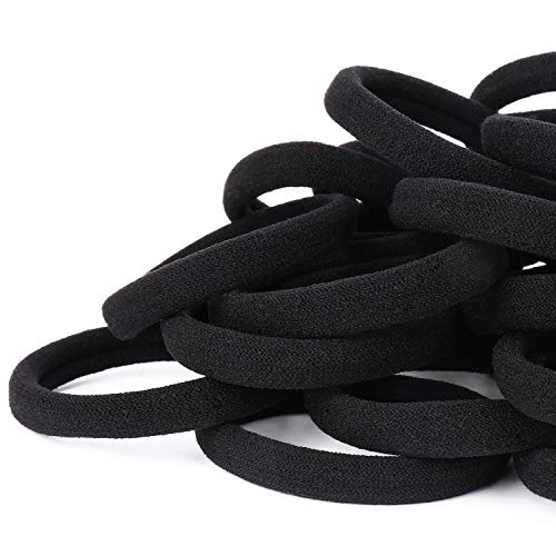 SAOYOAS 2000 PCS Clear Elastic Mini Ponytail Rubbers Ties, Soft Non-Slip Small Hair Accessories for Girls, with 2 PCS Topsy Tail Tools