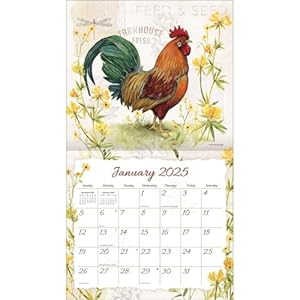Langcompaniesproudroosterspecialedition2025wallcalendar  Urban Country Home Decor Lang companies proud rooster special edition 2025 wall calendar  urban country home decor