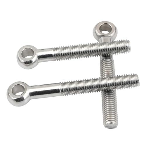 M5 M6 M8 M10 M12 GB798 304ステンレス鋼リングリンクボルト魚眼スリップホールアンカースタッドネジ(110mm,M12 (1Pcs))