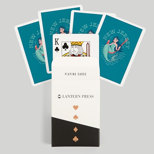 Baraja Vintage New Jersey, 52 cartas tamaño póker miniatura 6