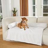 Calming Dog Bed Plush Cat Mat for Furniture, Pet Couch Protector for Large Dogs, Dog Sofa Bed with S