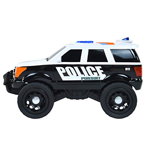 Sunny Days Entertainment 320174 Maxx Action 12’’ Large Police Car Toy – Siren Sounds And Bright Lights | Motorized Drive And Soft Grip Tires | Rescue Suv Patrol Vehicle thumb #5