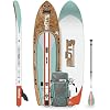 BOTE Rackham Aero Inflatable Stand Up Fishing Paddle Board Blow Up iSUP Adult Kids Family Friendly APEX Pedal Drive MAGNEPod Compatible, Multiple Colors