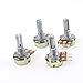 uxcell 6mm Shaft Di Amp B500K 500 KΩ Type B Single Linear Potentiometers (4 Piece)