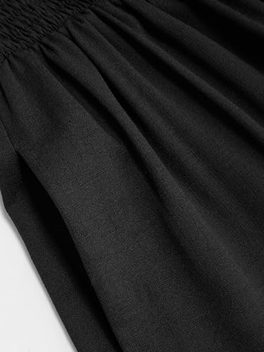 Image of CIDER Women's Strapless Dress with Pockets Tube Striped Long Midi Dresses A Line Beach Vacation Casual Summer Outfits