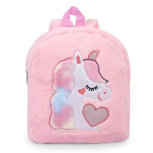 Image of ADISA Kids Backpack Toddler Bag Back Pack Plush Cartoon for Girls and Boys 1-5 Years