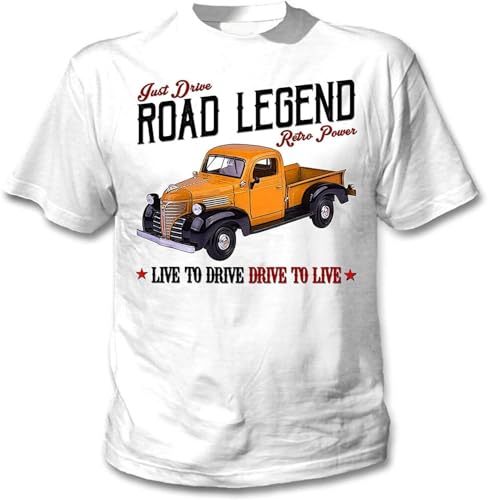 HGFFYHBJK Plymouth Pick Up- Tshirt - Gift Idea for Him, Men S-M-L-XL-XXL Hemden(XX-Large)