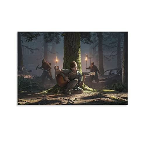Póster decorativo de The Last of Us Part 2 para pared, póster de pared e imagen artística,...