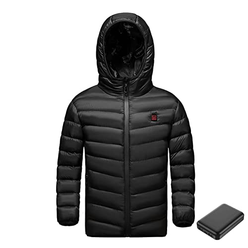 Boys Girls Heated Jacket Electric USB Rechargeable Outwear Children Hoodie Heated Coat Thermal Body Warmer Jackets2