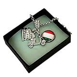 Italy Roman Colosseum Map of Italy Charm on with Bracelet Necklace Keychain, Rome Italy Landmark Gift