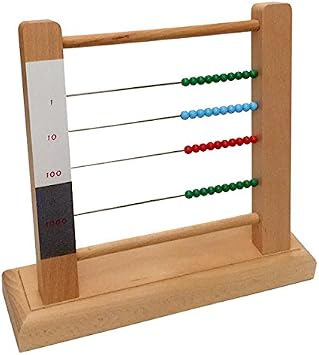 مادة تعليمية تعليمية بإطار خرزي صغير من Elite Montessori