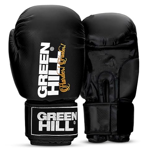Green Hill Leather Boxing Gloves for Men & Women, Training Gloves