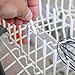 300 Pieces PVC Dishwasher Prong Rack Tip Tine Cover Caps, Flexible Round End Caps Shelf Organizer Tip Caps Wire Thread Protector Cover, 1InchLong,1/8 Inch Inner Diameter(White)