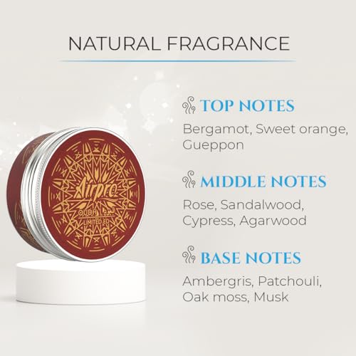 Image of Airpro OUD Limited Edition Car Perfume | Luxury Oud Car Air Freshener in Premium Tin Can | Long Lasting Strong Car fragrance | Car Odour Eliminator | Car Accessories Interior