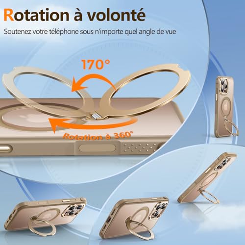 Coque fine iPhone 16 Pro Max translucide or mat toucher peau premium - 2
