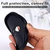 BOXOB 4pcs Car Door Lock Protectors, Universal Silicone Latches Guard Covers with Silent Shock Absorption for Noise Reduction & Protection (Black) #3