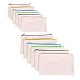 【Größe】 -Canvas Reißverschlusstasche misst ca. 11 x 18 cm (4,3 x 7,1 Zoll), 17,5 x 23,5 cm (6,9 x 9,3 Zoll). Eine sehr geeignete Größe für die Aufbewahrung von Gegenständen, genau die richtige Größe, nimmt nicht zu viel Platz ein Ihr Koffer, bequem mitzunehmen, wenn Sie unterwegs sind.