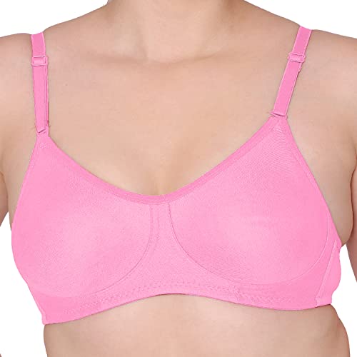Image of Tweens - Non Padded Cotton Rich Bra - Concealer Side Shaper - Cotton Rich Fabric - Full Coverage, Multiway Straps, Wirefree, Seamless T-Shirt Bra