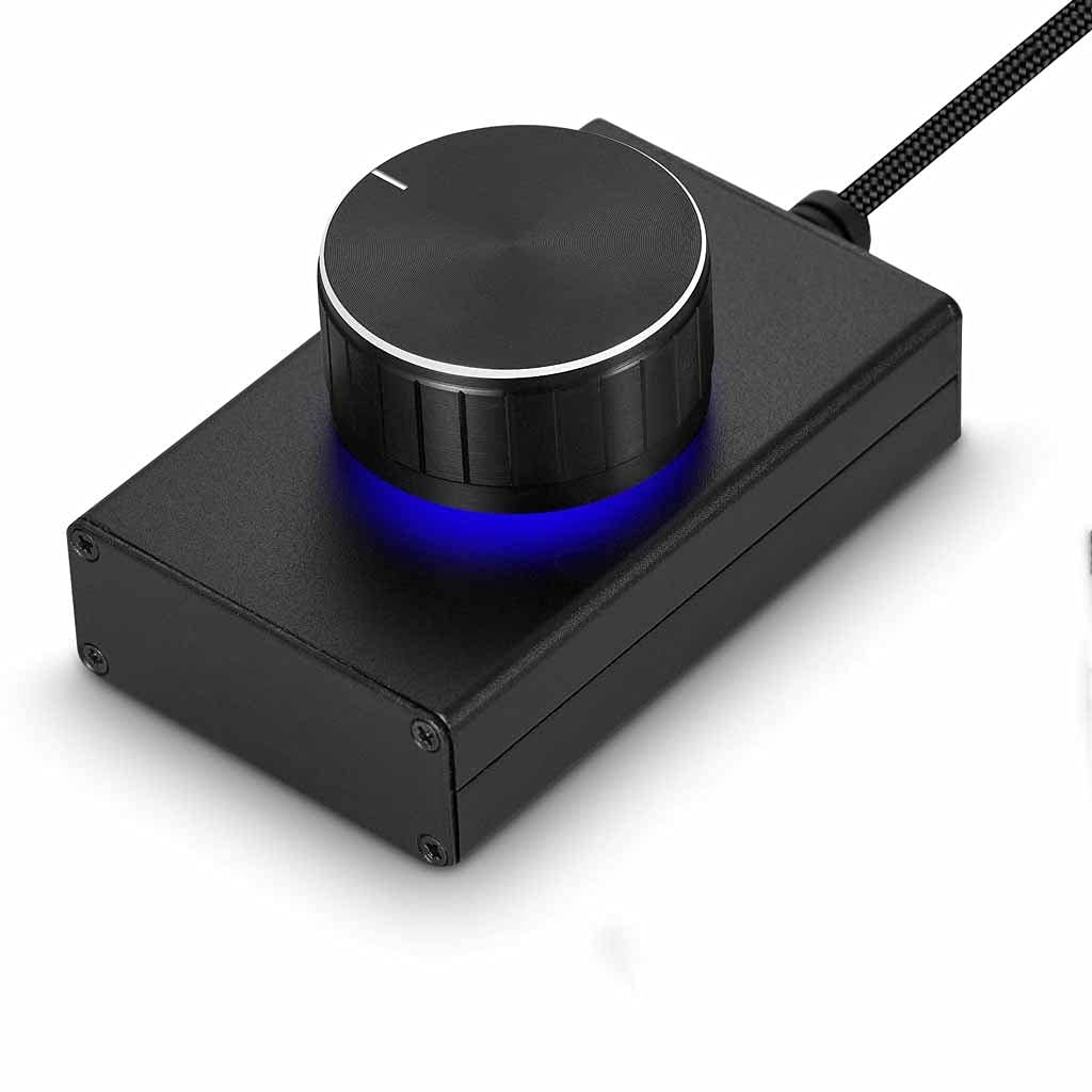 Bouton volume USB avec coupure micro instantanée pour audio sans perte sur PC