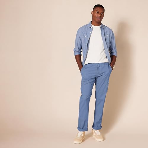 Image of Amazon Essentials Men's Straight-Fit Breathable Stretch Cargo Pants (Available in Big & Tall)