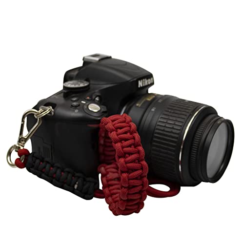 Image of Paracord Wrist | Camera Strap for Robust Hand Grip To Hold All DSLR Camera | Heavy gear | Binocular -Alloy camera strap