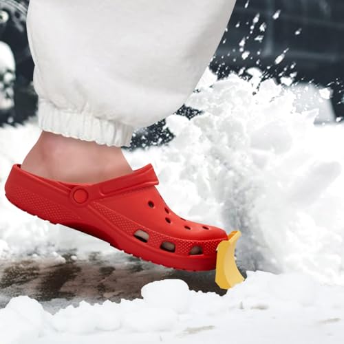 zunkmuog Snow Plow for Crocs Charm Accessories for Crocs,2pcs Snow Plow Croc Charm Attachment (yellow) - Thumbnail 4