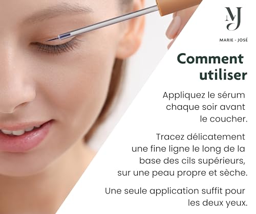 Sérum pour cils Marie-José 3 ml la solution pour des cils plus longs sans irritation
