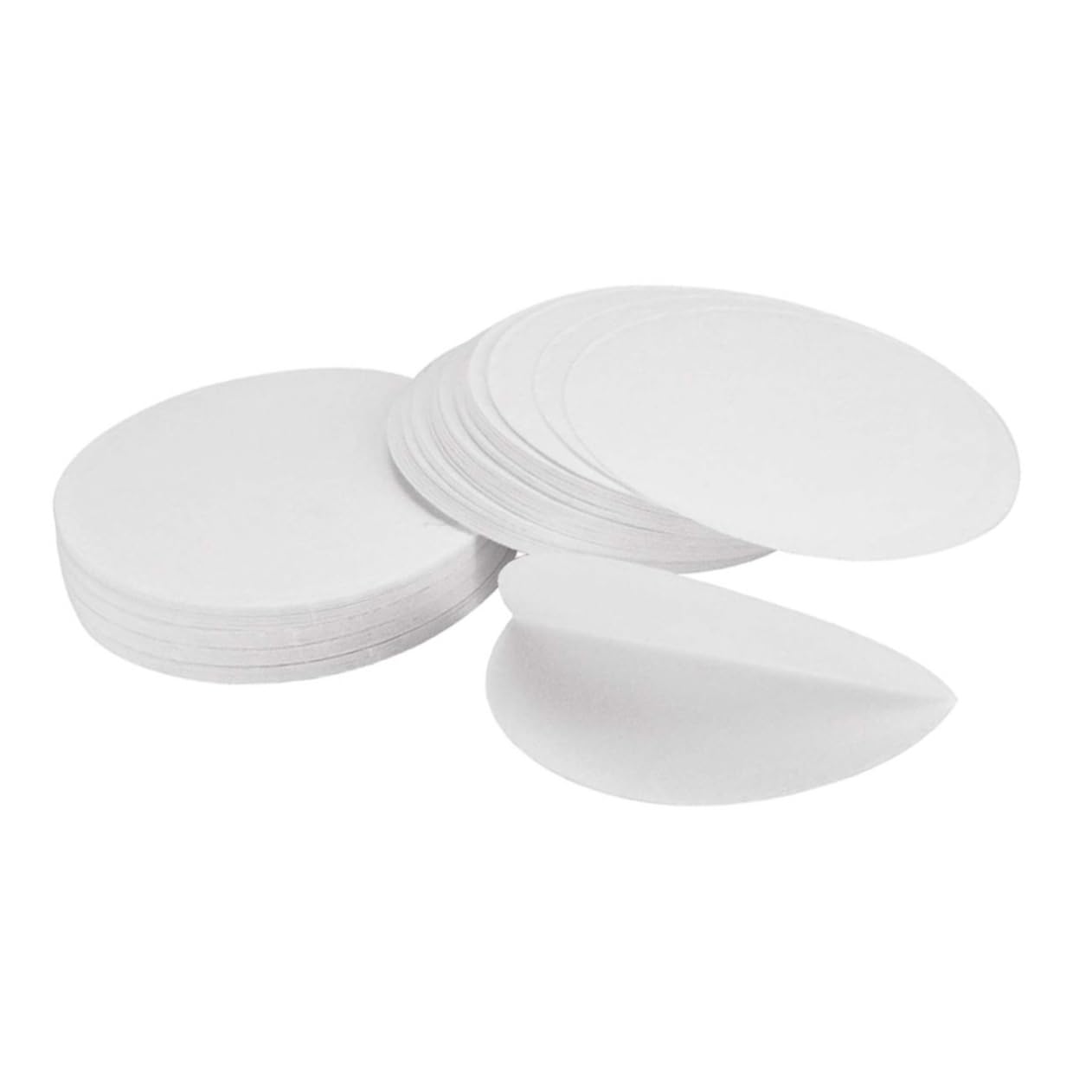 BELLIFFY 100pcs Qualitative Filter Sheets Lab Filters for Water Absorption Experiments