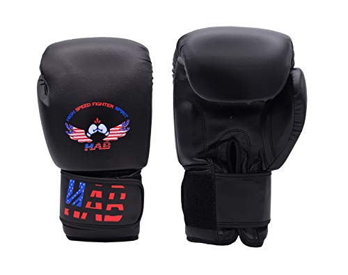 HAB MMA Boxing Gloves Kickboxing Punching Bag Pair of 2 Gloves (14)