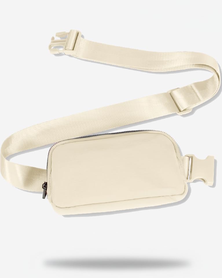 INTINI Fanny Pack Everywhere Mini Belt Bag Small Crossbody Waist for Women Men (S - White) - Image 2
