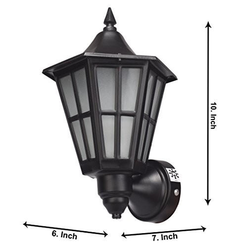 Image of Whiteray Waterproof Black Traditional Design wall Light Lamp for Home,Dining Room, Bedroom, Living Room Decorative (Set of 3)
