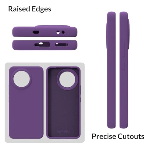 Image of SPRIG Compatible with Mi 14 Civi Premium SilkTone Back Cover Drop Tested Shock Proof Mobile Case for Men, Women, Boys and Girls with Camera Protection (Purple)